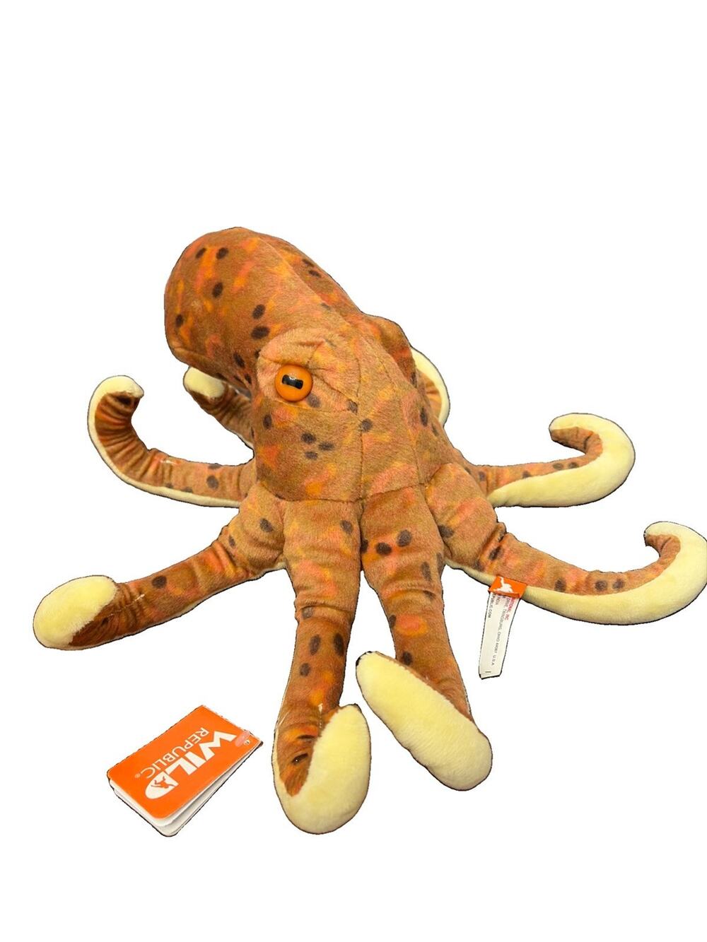 NEW Wild Republic 12” Spotted Octopus Plush/Realisic/Remarkably Bright Creatures